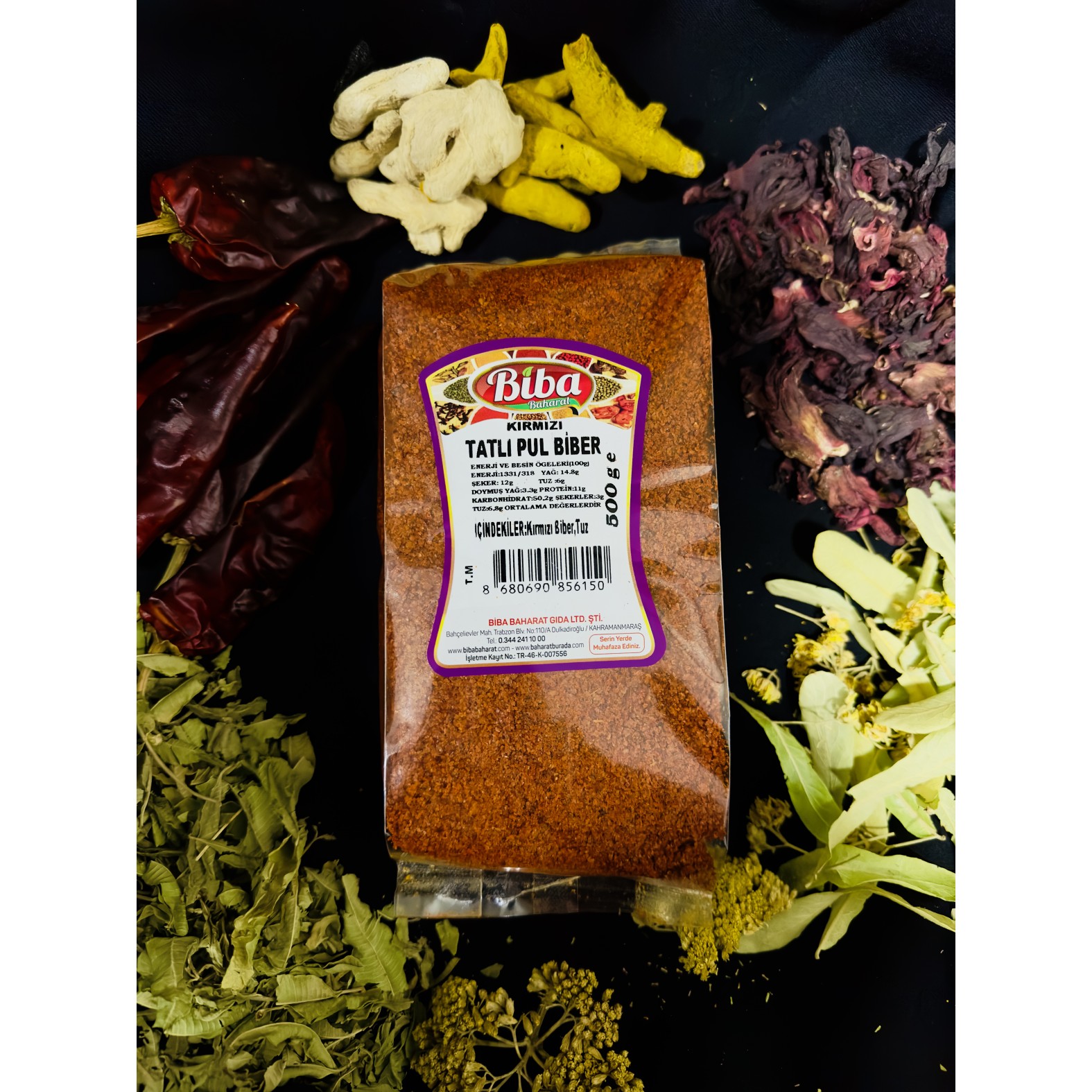 Tatlı Pul Biber 500 Gr