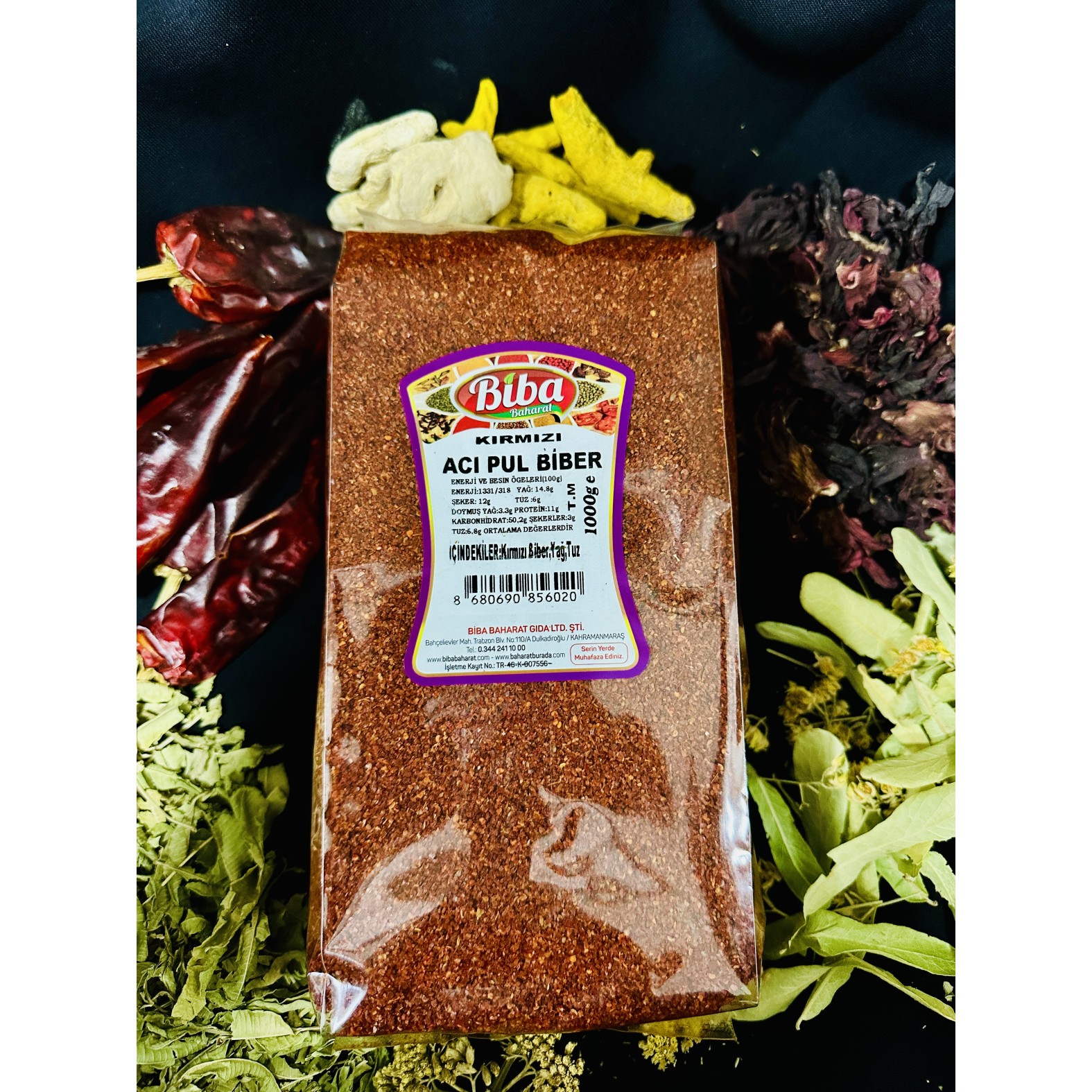 Acı Pul Biber 1000 Gr