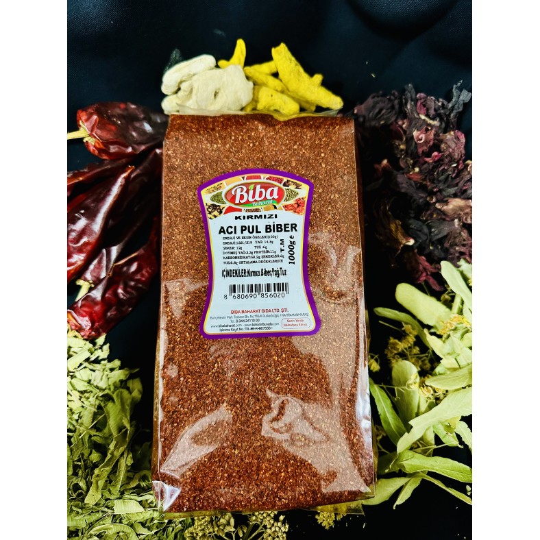 Acı Pul Biber 1000 Gr