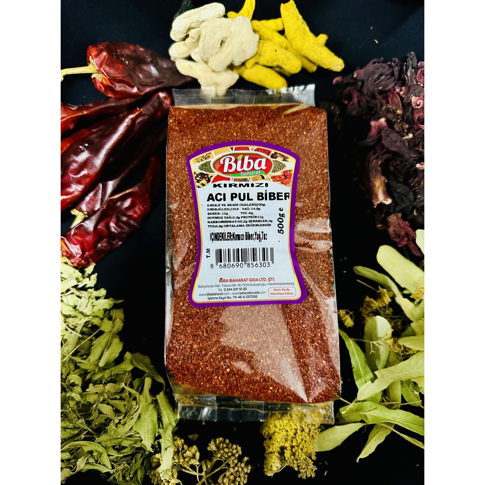 Acı Pul Biber 500 Gr