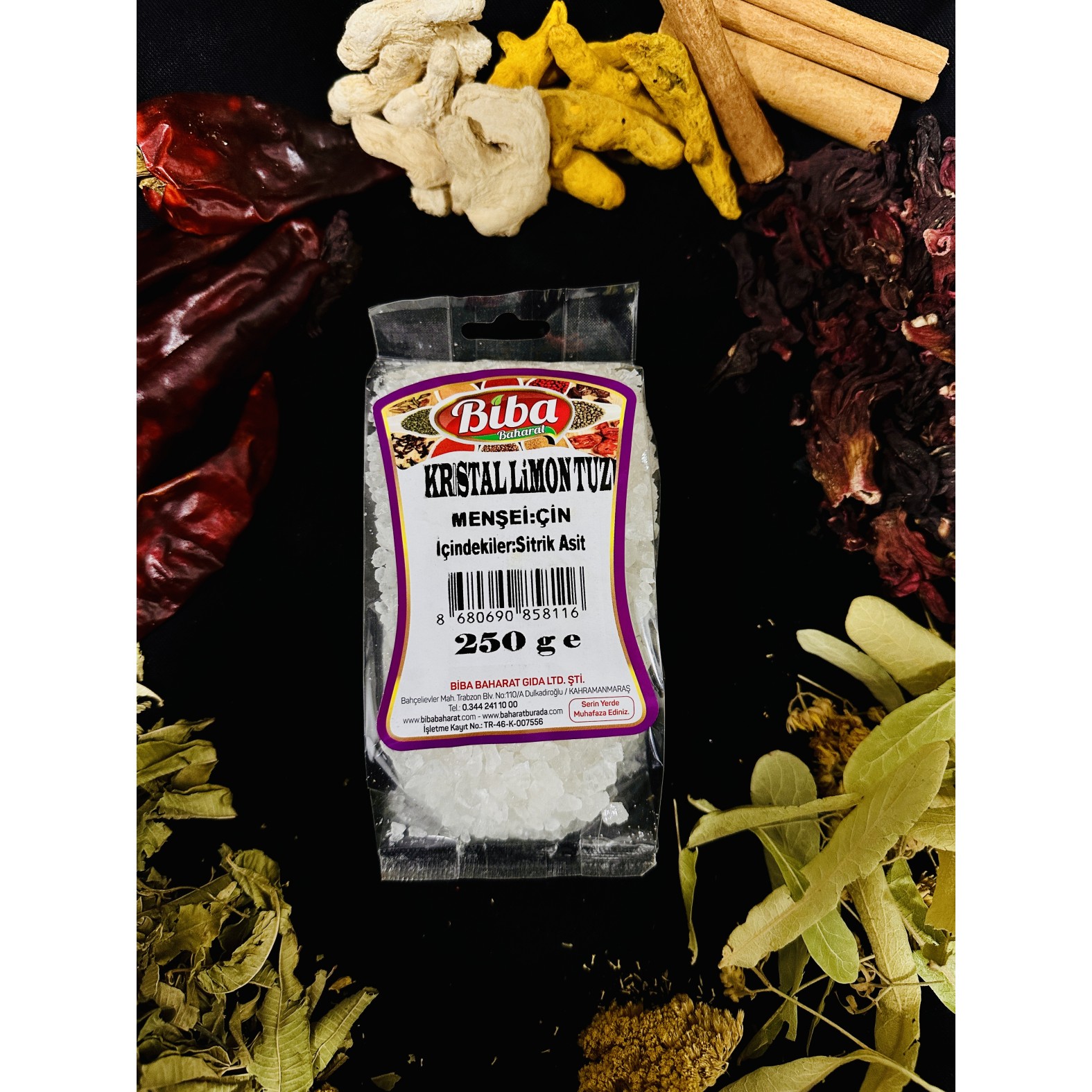 Kristal Limon Tuzu 250 Gr