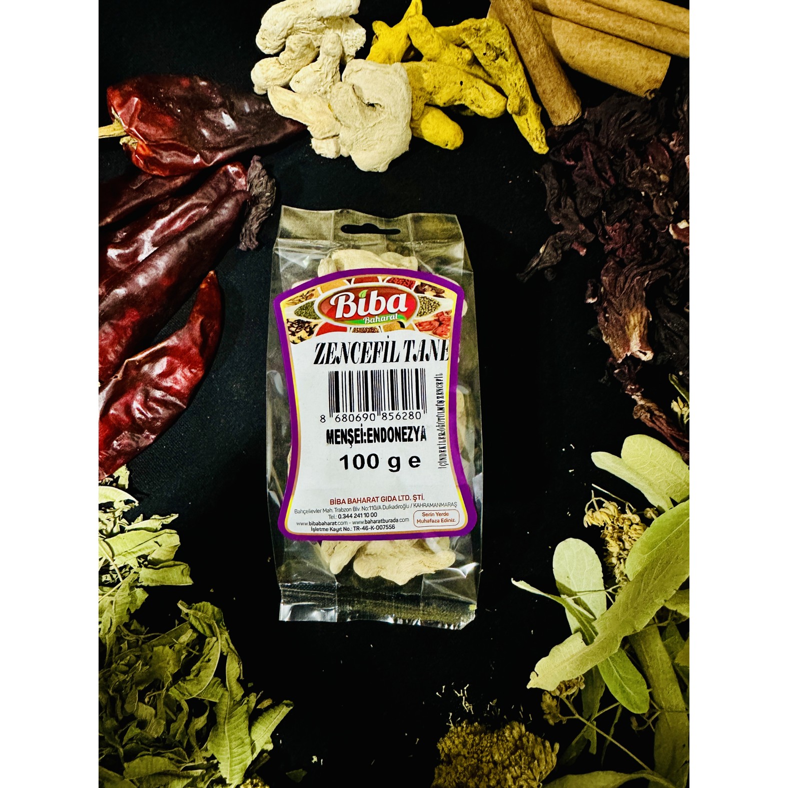 Zencefil Tane 100 Gr