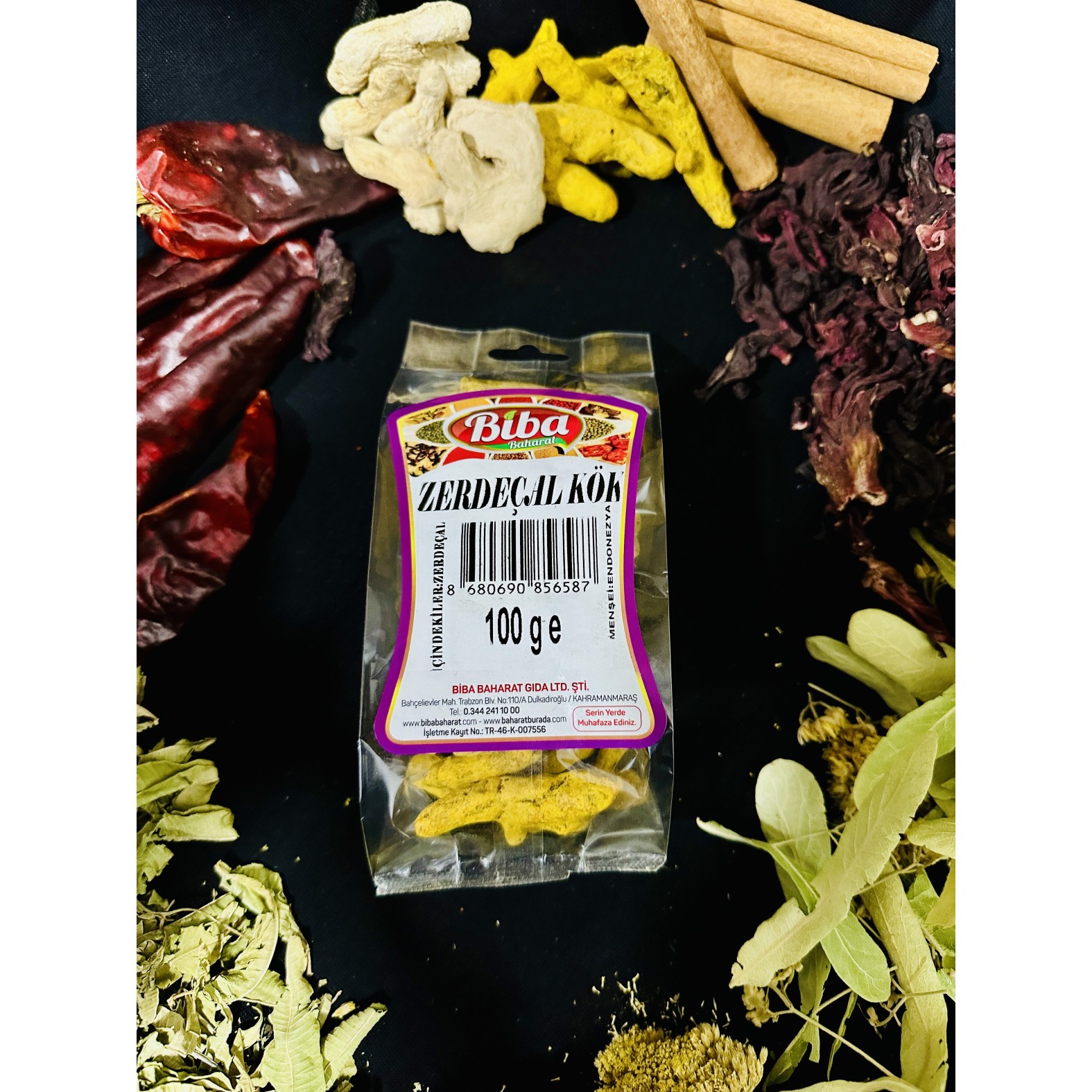 Zerdeçal Kök 100 Gr