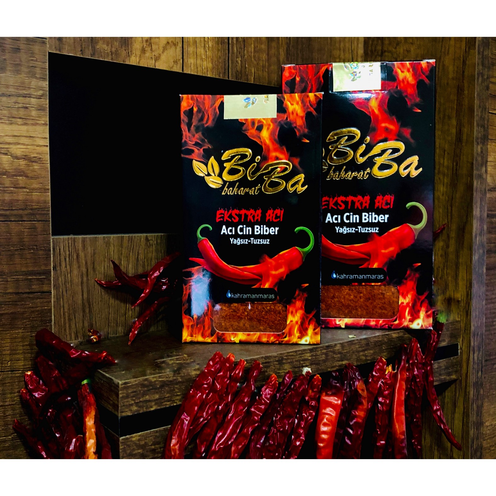 Cin Biber" EKSTRA ACI " 500 Gr Hediyelik Kutu